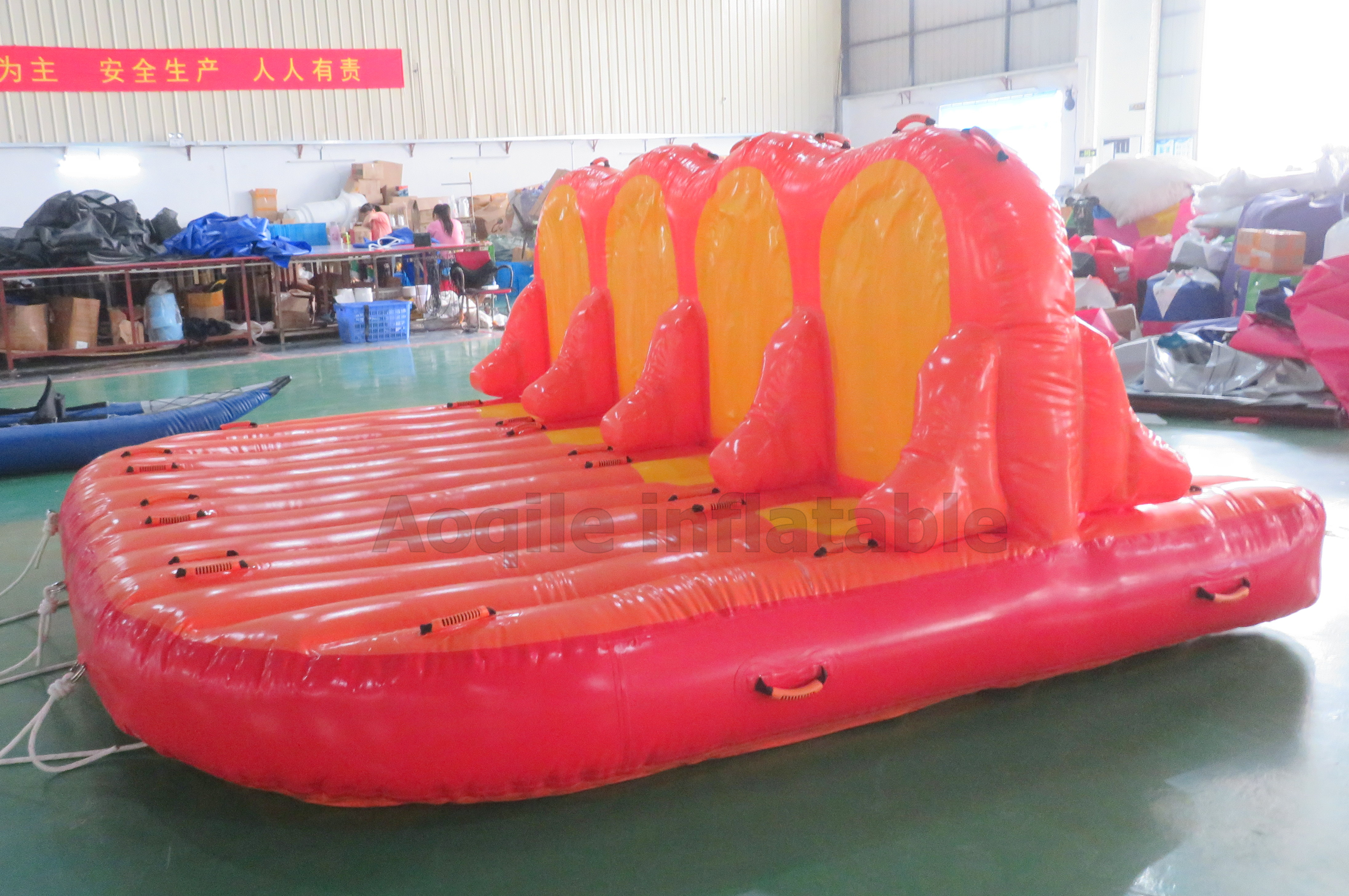 Commercial Heavy Duty Towables Water Ski Tube Inflatable Towable Tube Sofa for Ski Water Sport