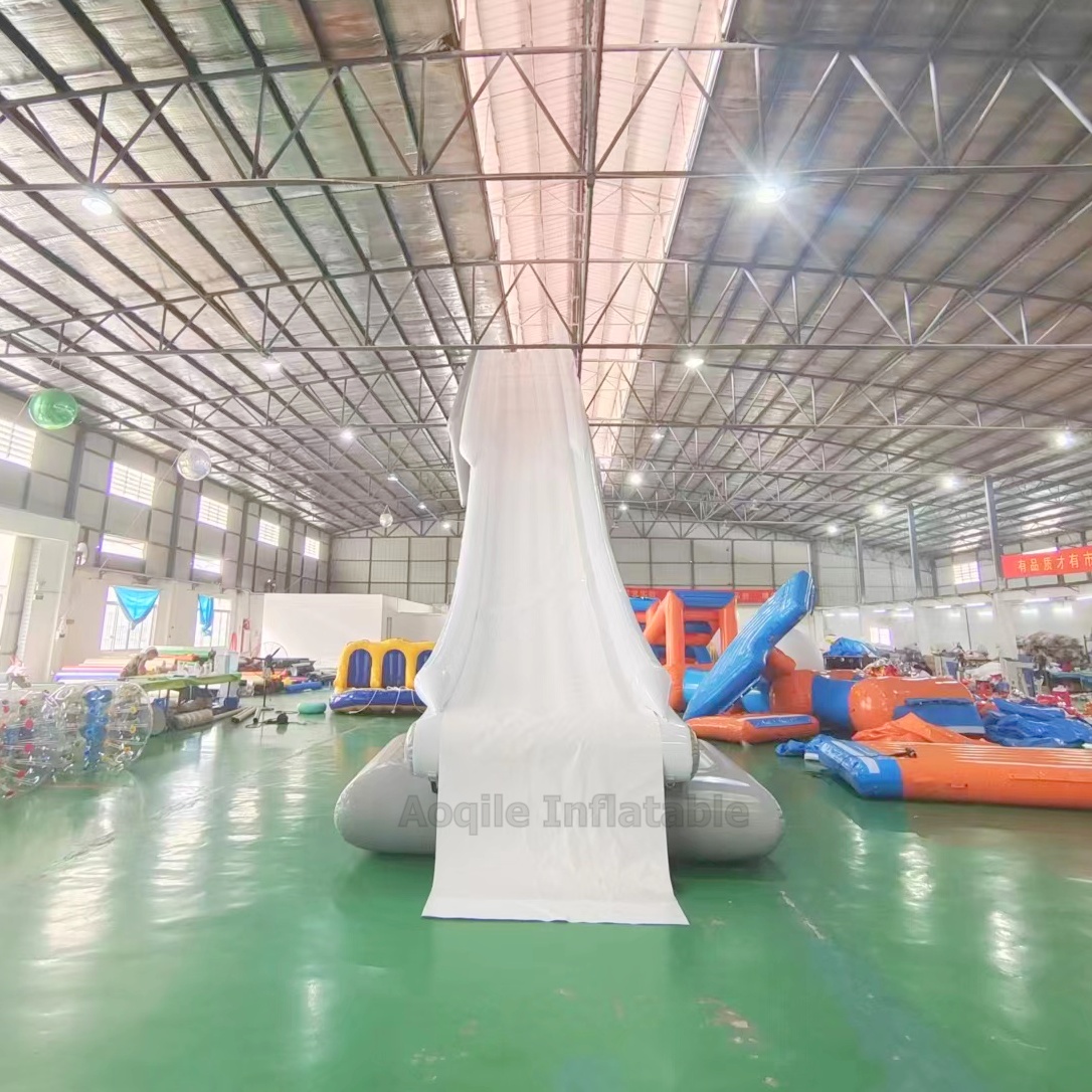 commercial water play equipment inflatable water yacht slide inflatable dock slide for boat