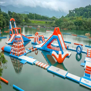 Hot Sale High Quality Adult Water Climbing Sports Obstacle Park Game Inflatable Floating Water Park