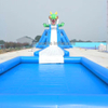10 meters high adults huge inflatable hippo water slide for beach from China inflatable manufacturer