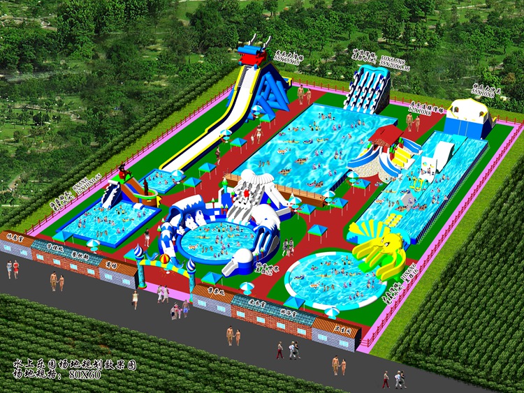 Inflatable Land Water Park