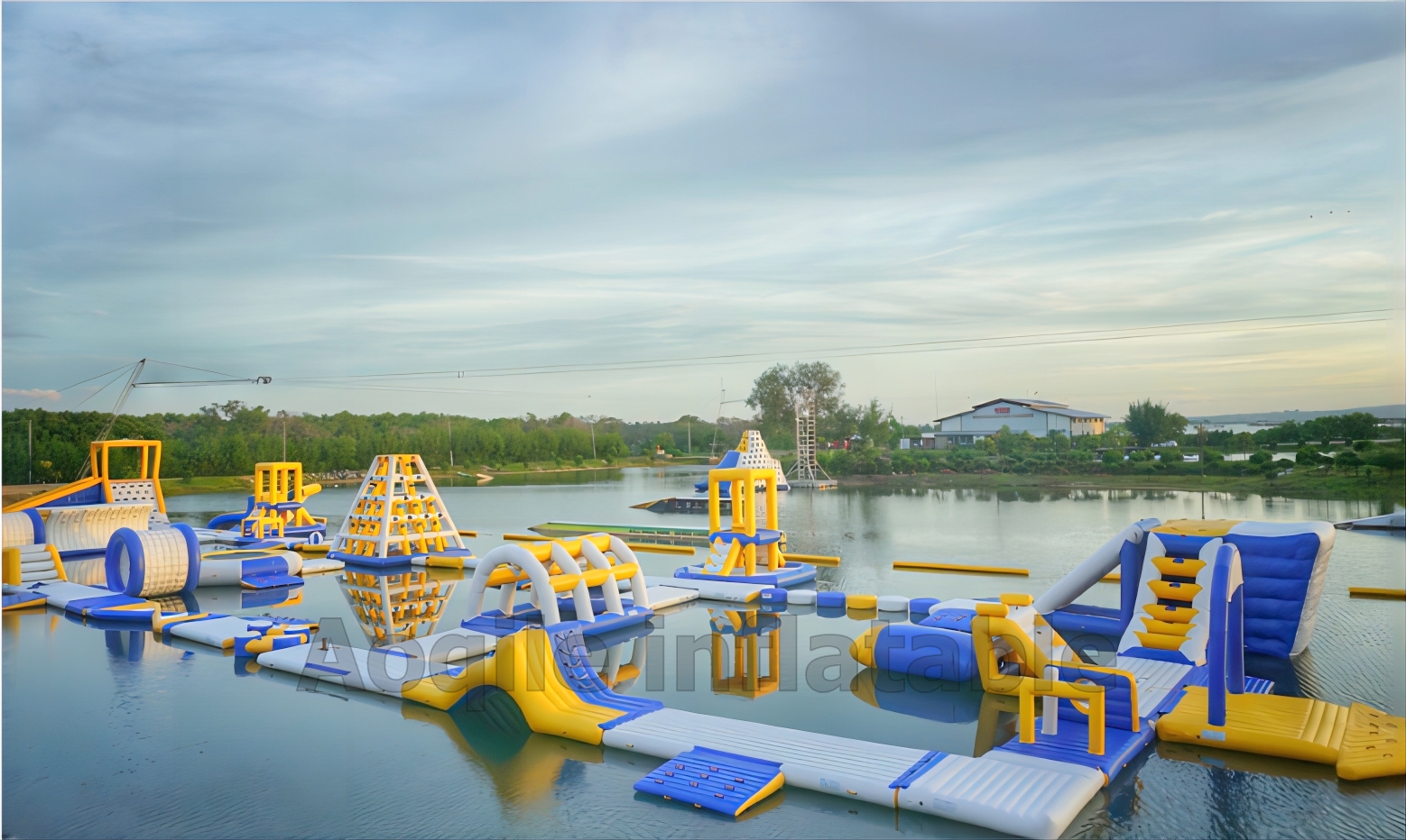 High Quality Adult Children Pvc Inflatable Floating Water theme Park Fun Inflatable Amusement Park