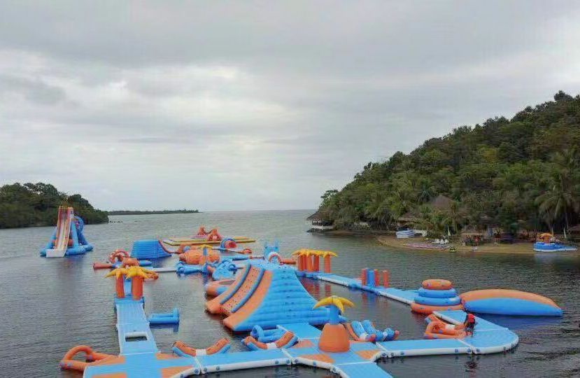 Top Sale Customized Water park Inflatable Water Park Equipment High Quality Floating Inflatable Aqua Park