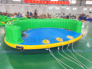 Customized Large Pvc Summer Water Inflatable Sofa Flying Fish Sea Surfing Flying Fish Extreme Sports