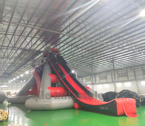 Floating Water Slide Inflatable Water Park Slide Inflatable Aqua Parks