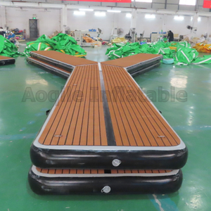 Inflatable Floating Yacht Dock leisure island Platform For Sale, inflatable Y Shape Jet Ski Dock Pontoon For Boat Parking