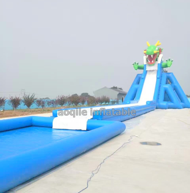 10 meters high adults huge inflatable hippo water slide for beach from China inflatable manufacturer