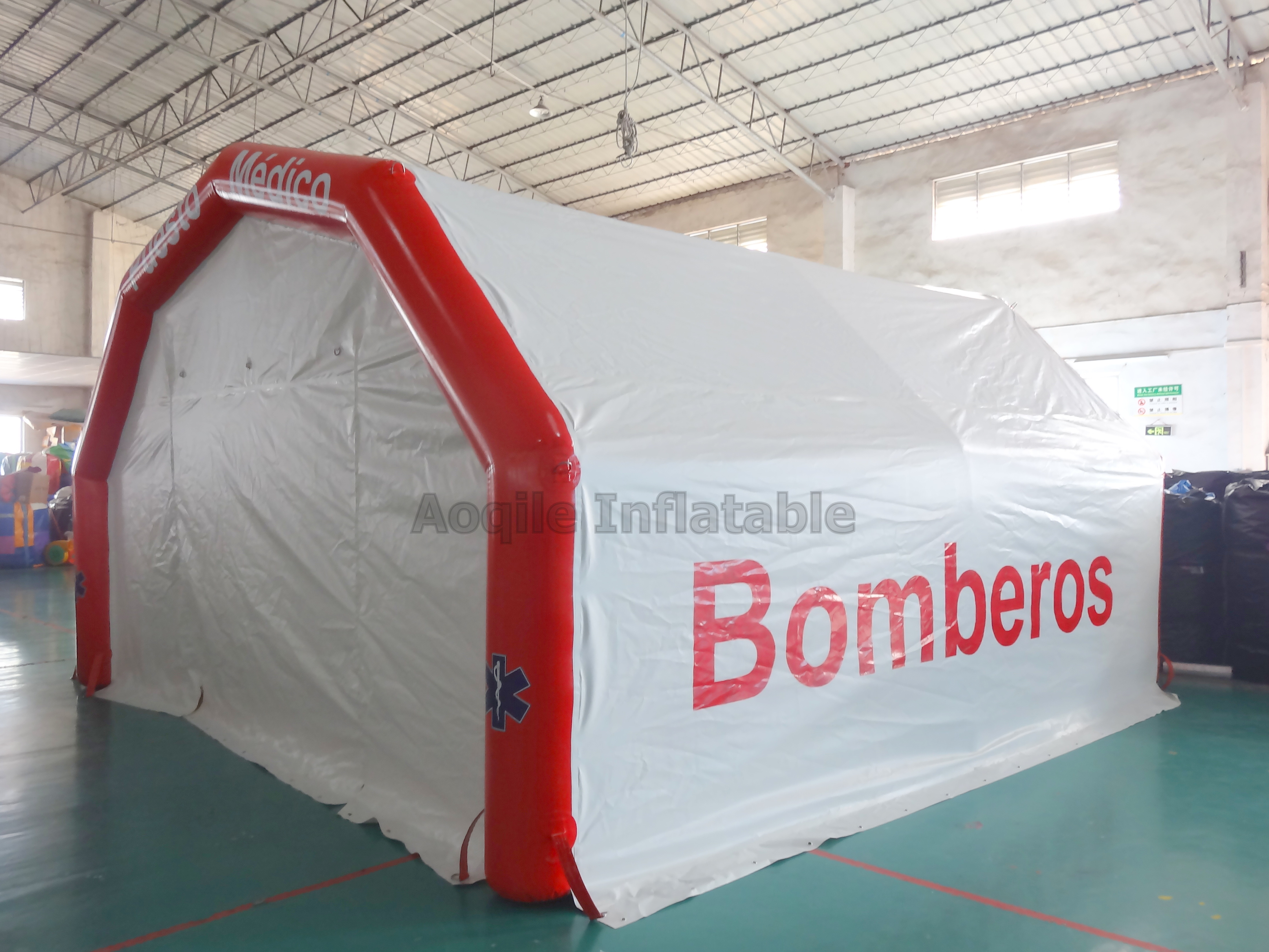 Durable PVC tarpaulin Inflatable Emergency Medical Tent