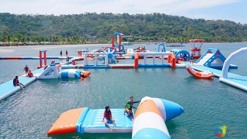 Top Sale Customized Water park Inflatable Water Park Equipment High Quality Floating Inflatable Aqua Park