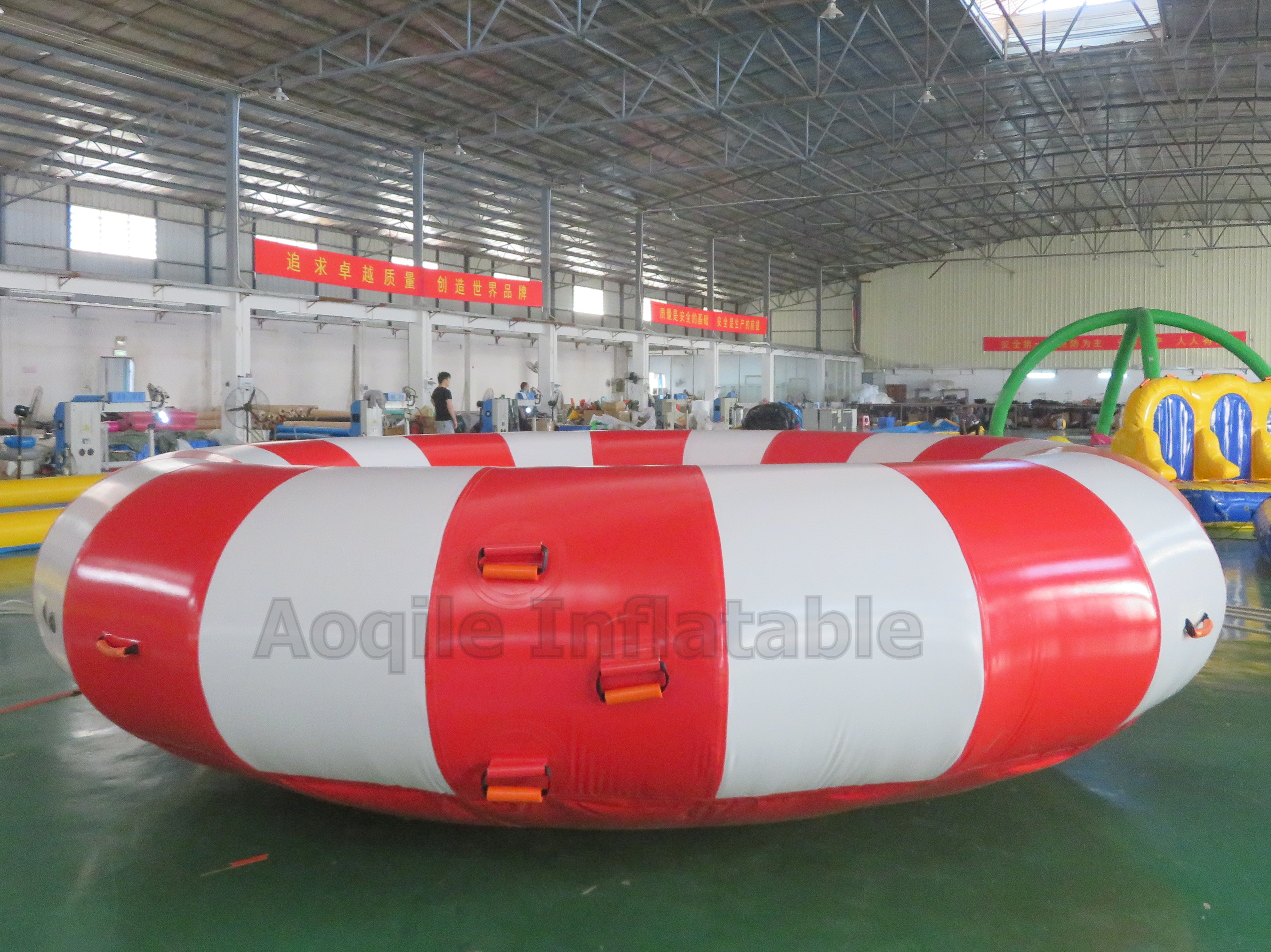 Water Park Commercial UFO Aqua Twister Spinning Rotating Roll 6-8-12 Seats Inflatable Disco Boat for sale