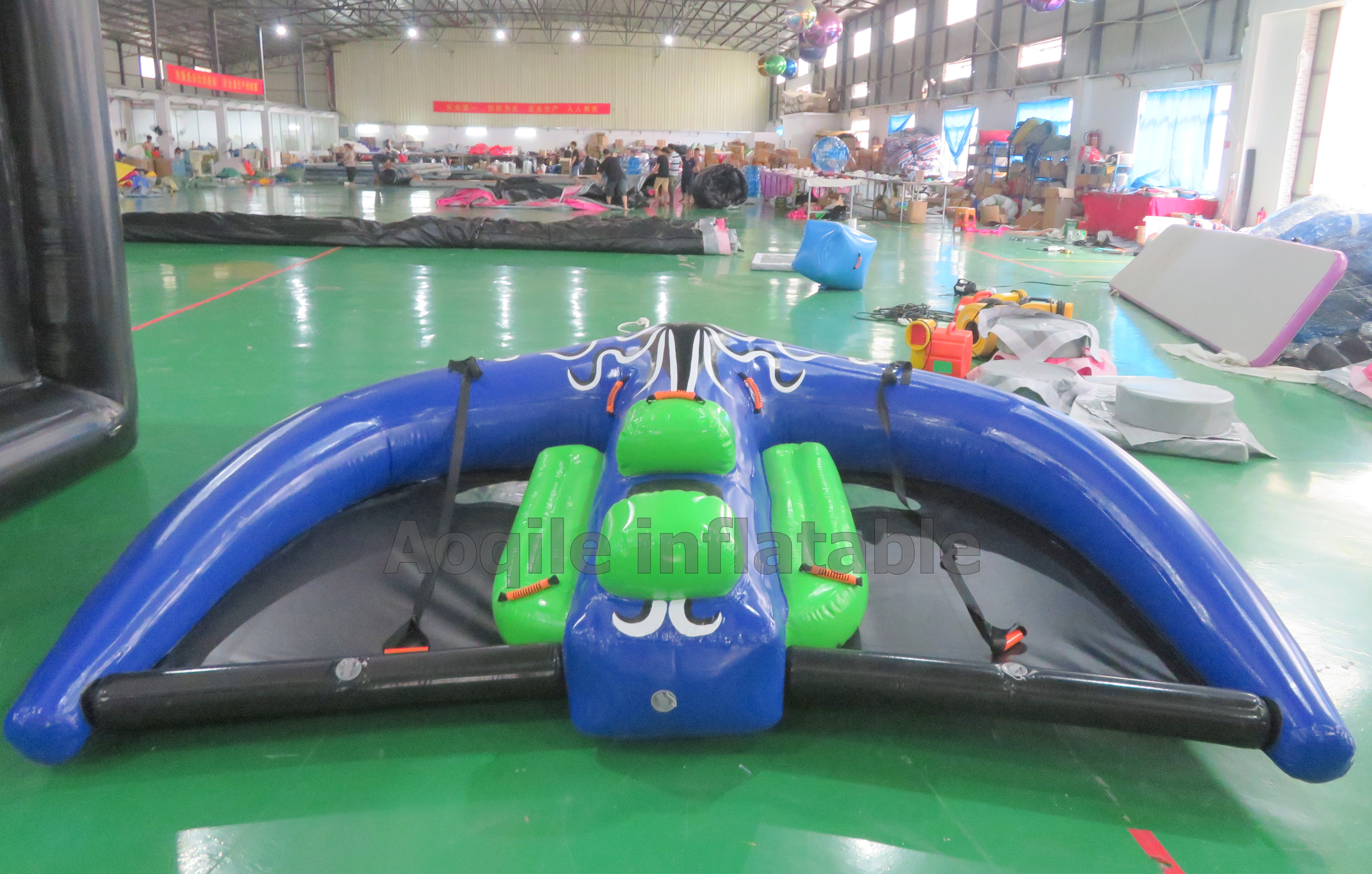 Water sport inflatable fly fish boat water game double banana boat towable tube boat