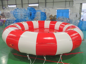 Inflatable towable water sports, Inflatable disco boat water toy, Inflatable Spinning Crazy UFO