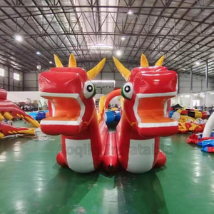 Air sealed Factory Good Selling Custom Size Sea Towable Inflatable Dragon Water Banana Boat for 10 Persons