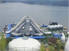 Floating Water Slide Inflatable Water Park Slide Inflatable Aqua Parks