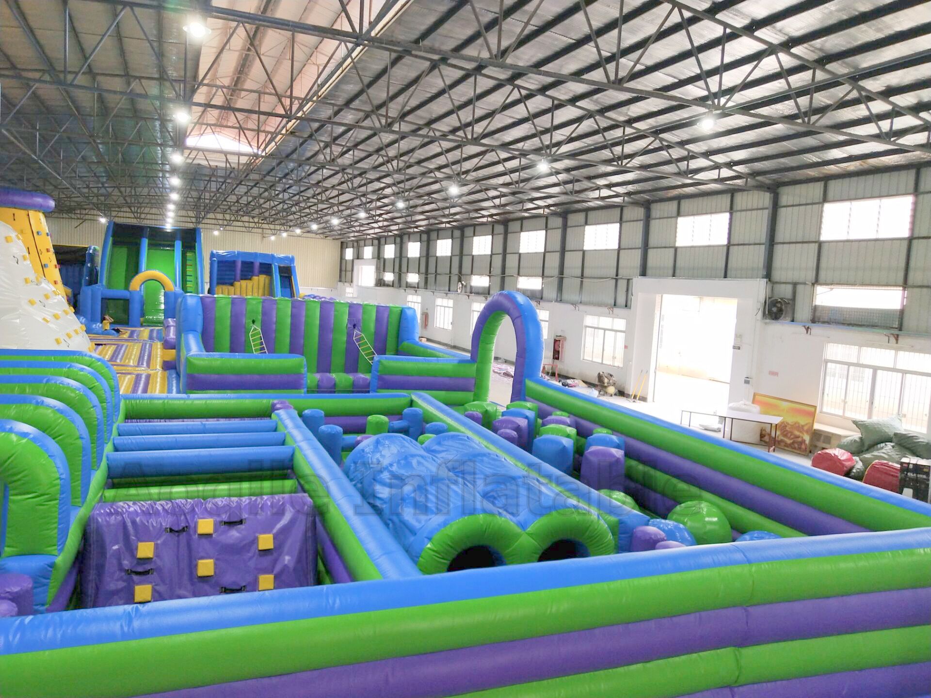 Mega Bounce House Inflatable Indoor Playground Theme Fun City City Amusement Park