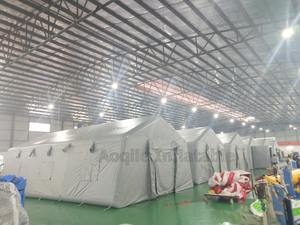 Customized PVC Tarpaulin Mobile Emergency Response Hospital Inflatable Tent