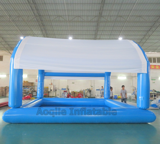 For Sale Outdoor Summer Inflatable Swimming Pool Vaulted With Dome Tent Shade Water Entertainment