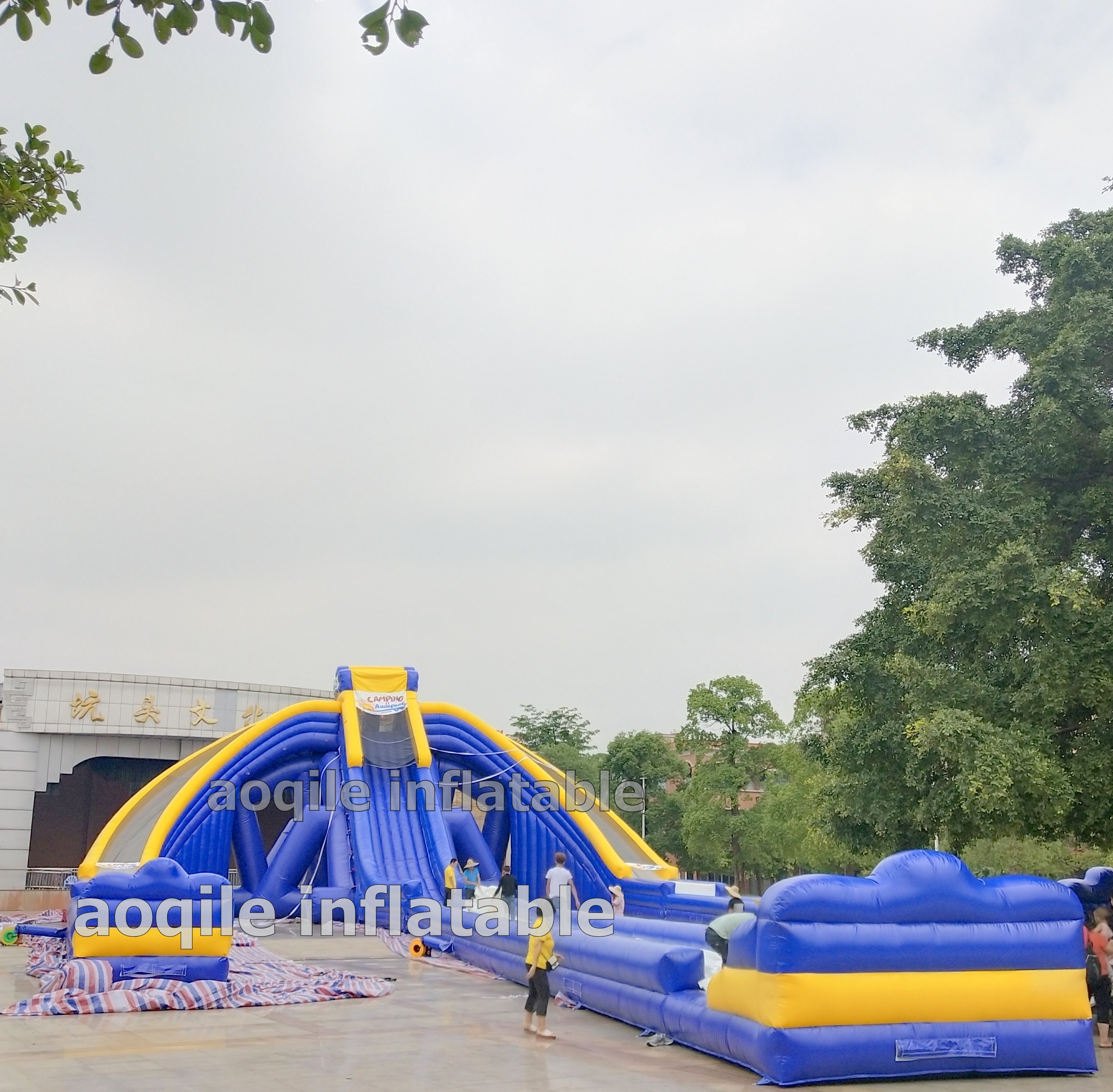 Commercial Outdoor Huge Trippo High quality grade Inflatable Water Slide For Kids Adult