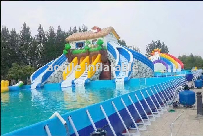 Cheap Factory Cost Inflatable Rainbow Slide , Rainbow Water Slide , Inflatable Rainbow Slide For Sale