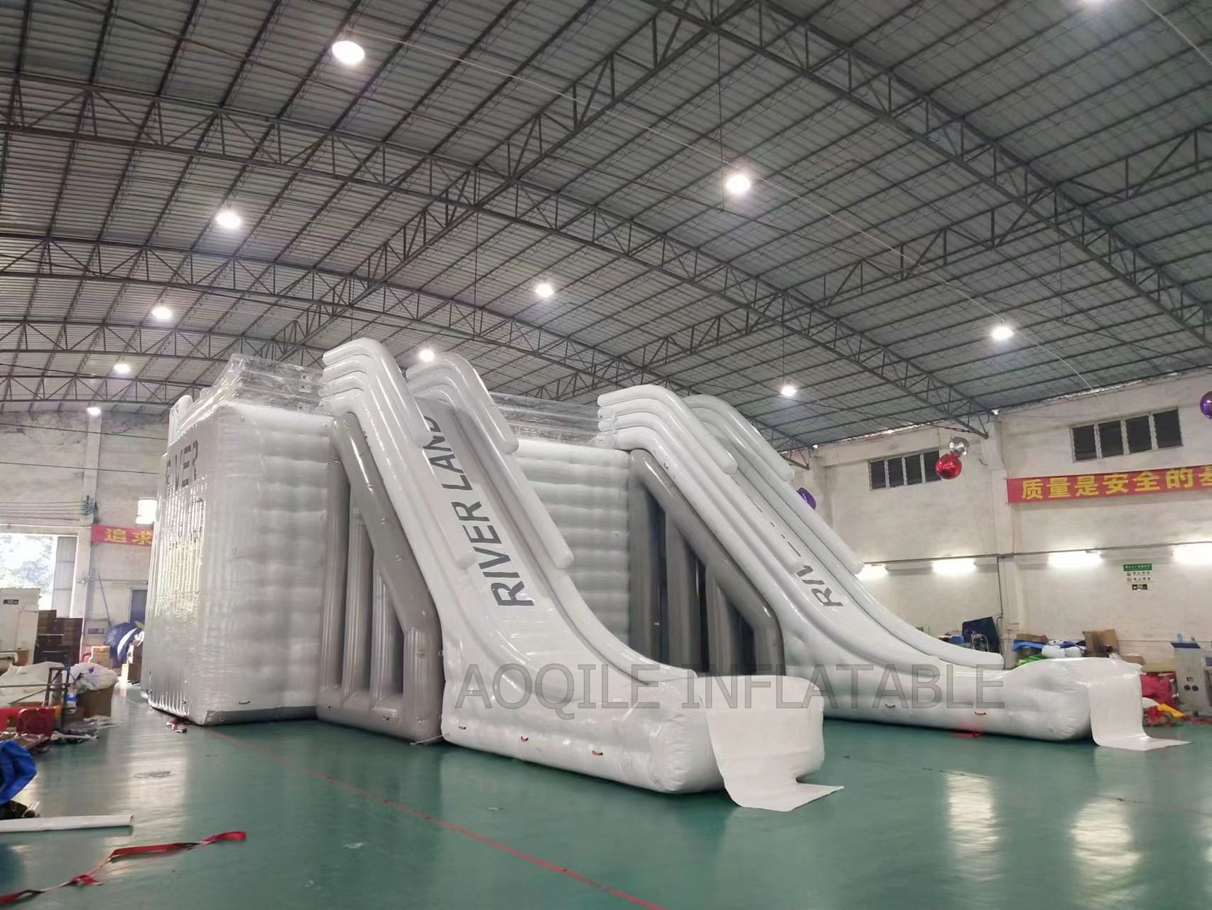 Customized Outdoor Commercial Large Inflatable Water Slide Water High Speed Slide Equipment