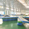Factory Wholesales Drop Stitch Material Floating Pontoon boat Jet Ski Platform, inflatable floating jetski dock