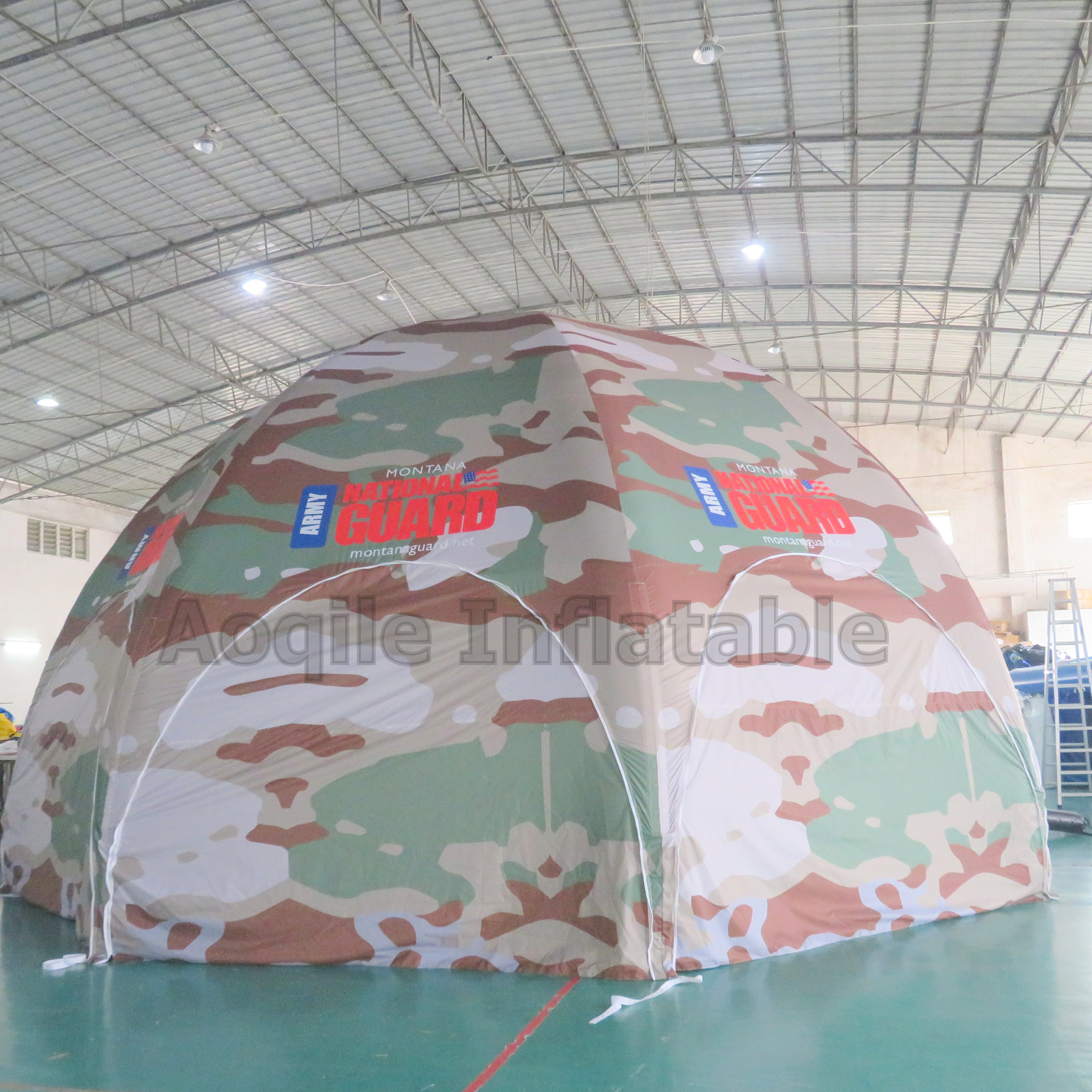 Large Commercial Outdoor Portable Advertising Tent Inflatable Dome Camouflage Tent