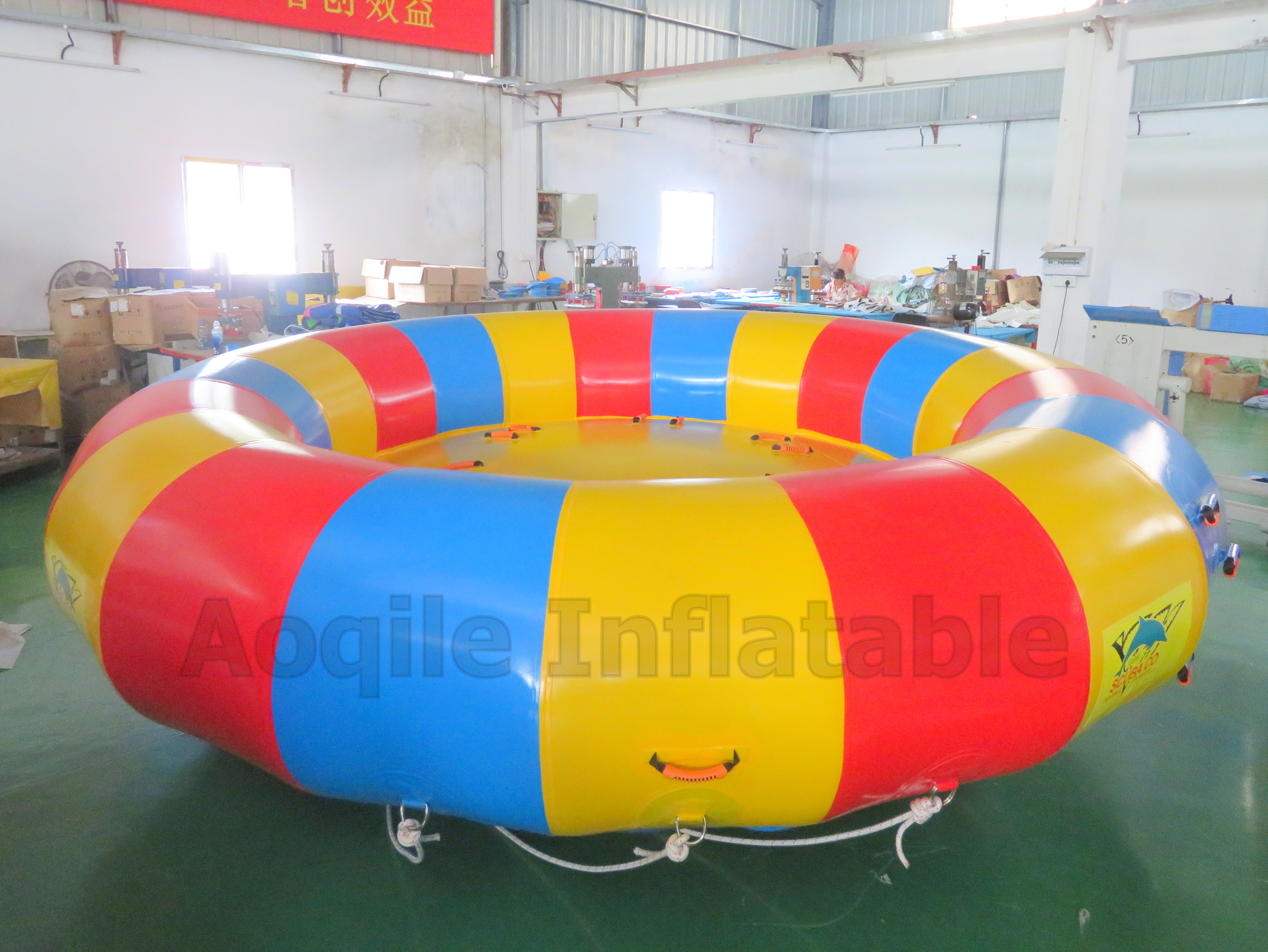 Funny Water Motorboat Towing UFO Inflatable Disco Boat Towable Inflatable Banana Boat Towable