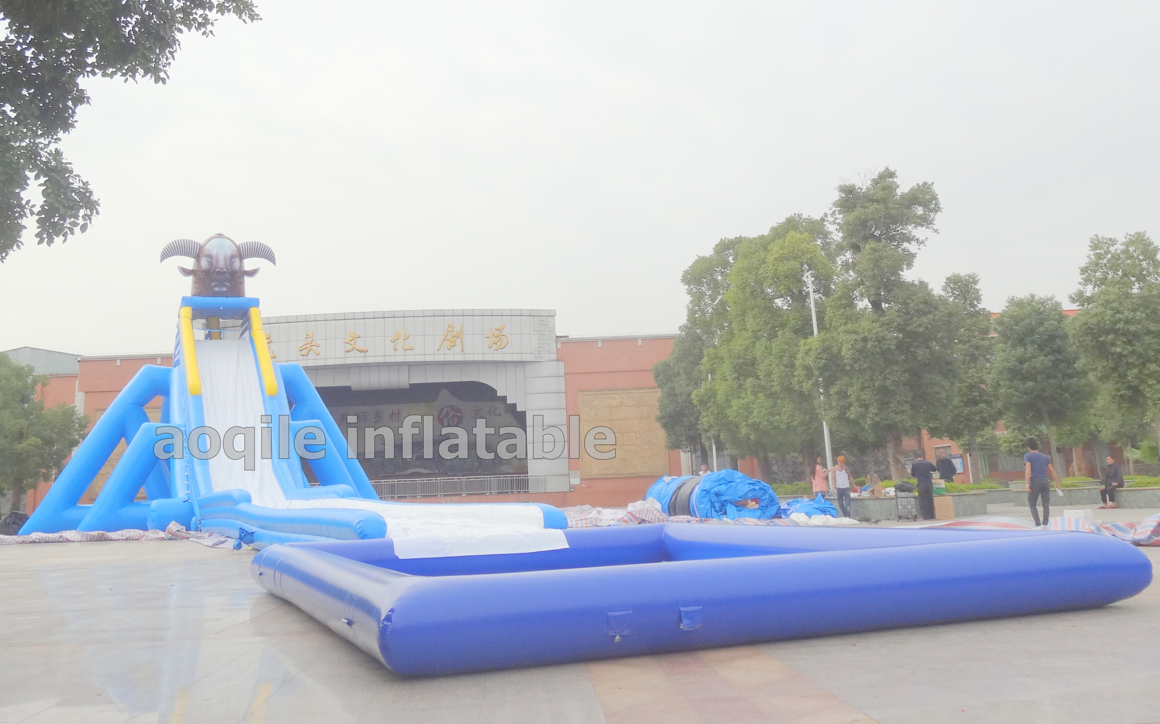 Water Park Adventure High Speed Slide Equipment for Sale Commercial Grade Inflatable Water Slide Adult PVC Bag 1 Piece Unisex