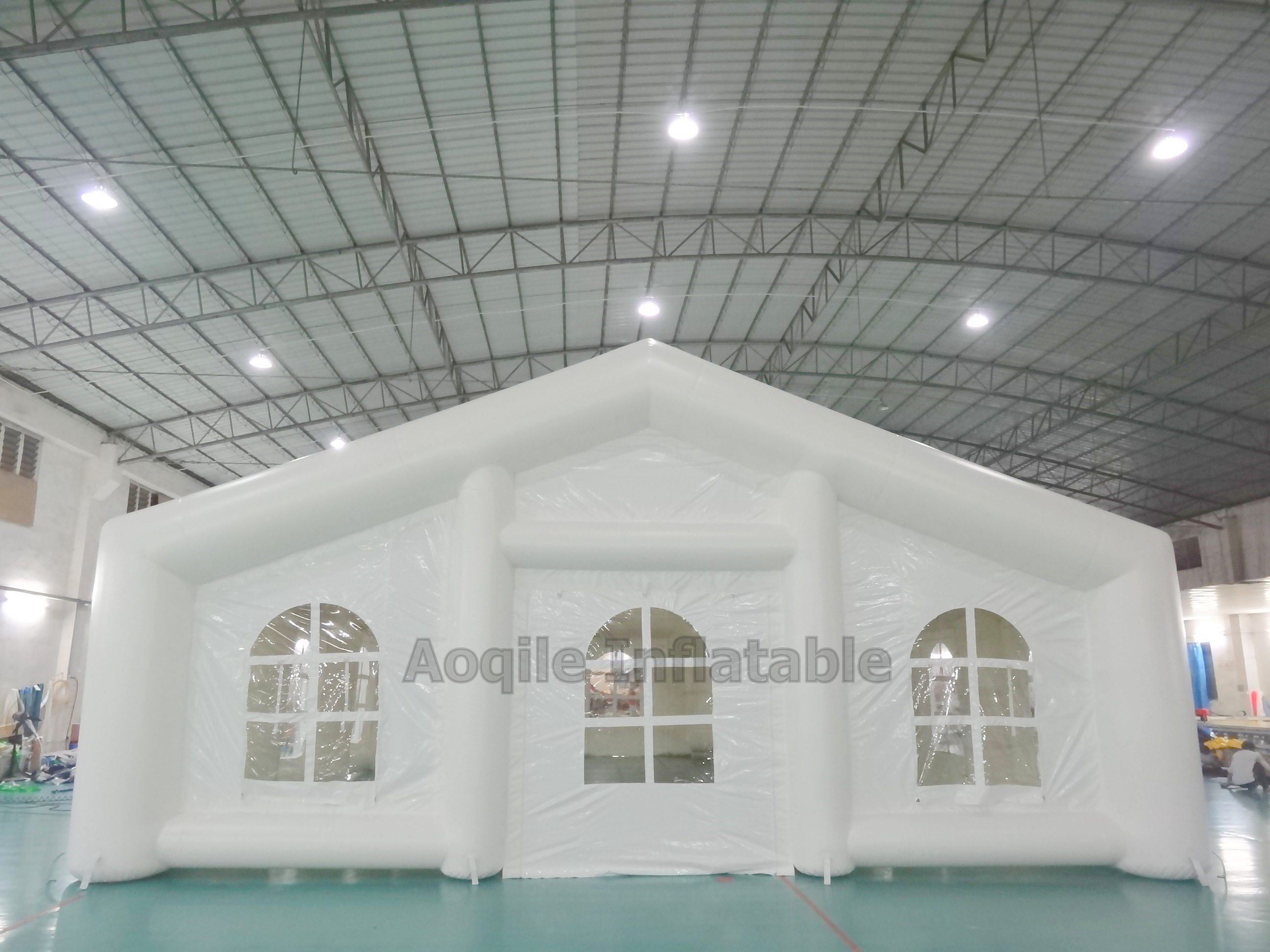 Big Portable inflatable Airsealed hangar tent inflatable building trade tent inflatable Marketing event tent