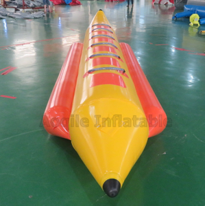 Inflatable Water Games Banana Boats Floating Towable Water Play Equipment