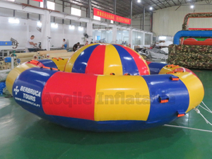 Funny Water Motorboat Towing UFO Inflatable Disco Boat Towable Inflatable Banana Boat Towable