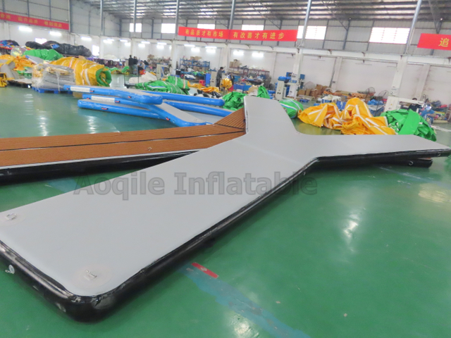 Factory Price Inflatable Fishing Dock Platform, Inflatable Yacht Island Floating Dock
