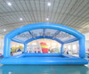 For Sale Outdoor Summer Inflatable Swimming Pool Vaulted With Dome Tent Shade Water Entertainment