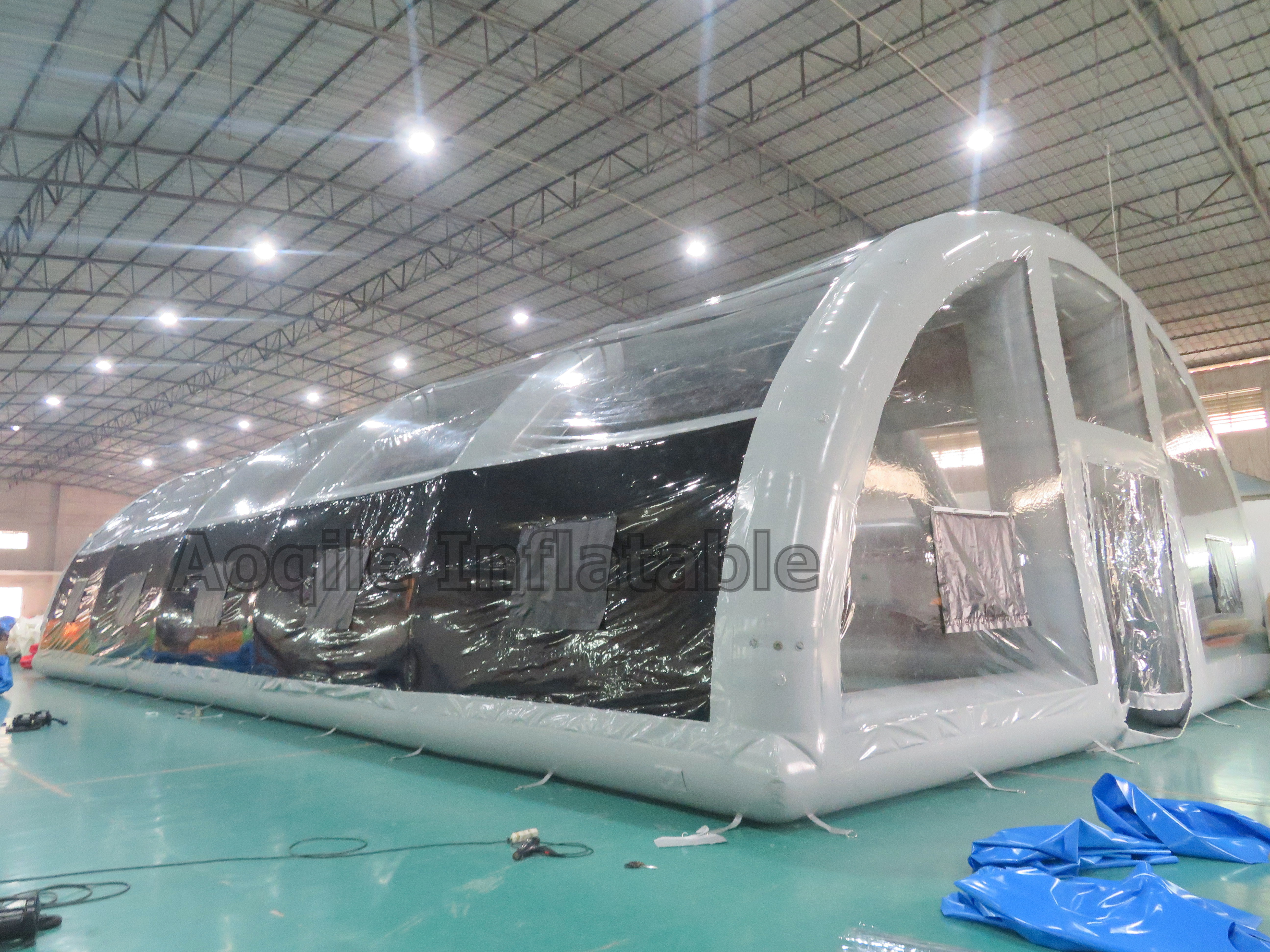 Outdoor Portable Large Inflatable Party Event Tent With Removable Arch Transparent Waterproof Cover