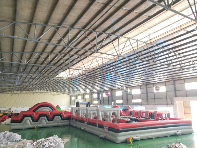 Outdoor Indoor Trampoline Park Inflatable Jumping Bounce House Obstacle Course Park Inflatable Fun Park