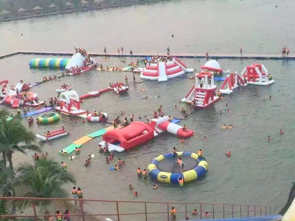 Top Sale Customized Water park Inflatable Water Park Equipment High Quality Floating Inflatable Aqua Park