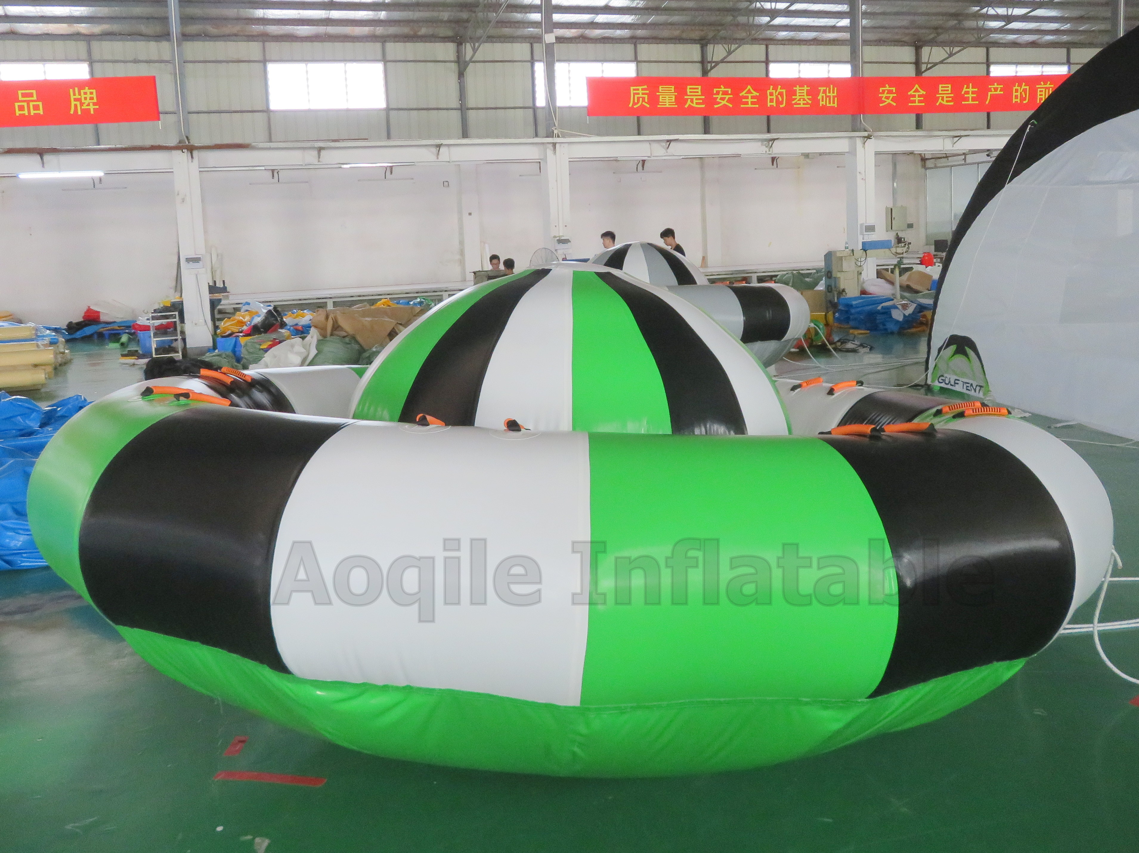 Funny Water Motorboat Towing UFO Inflatable Disco Boat Towable Inflatable Banana Boat Towable