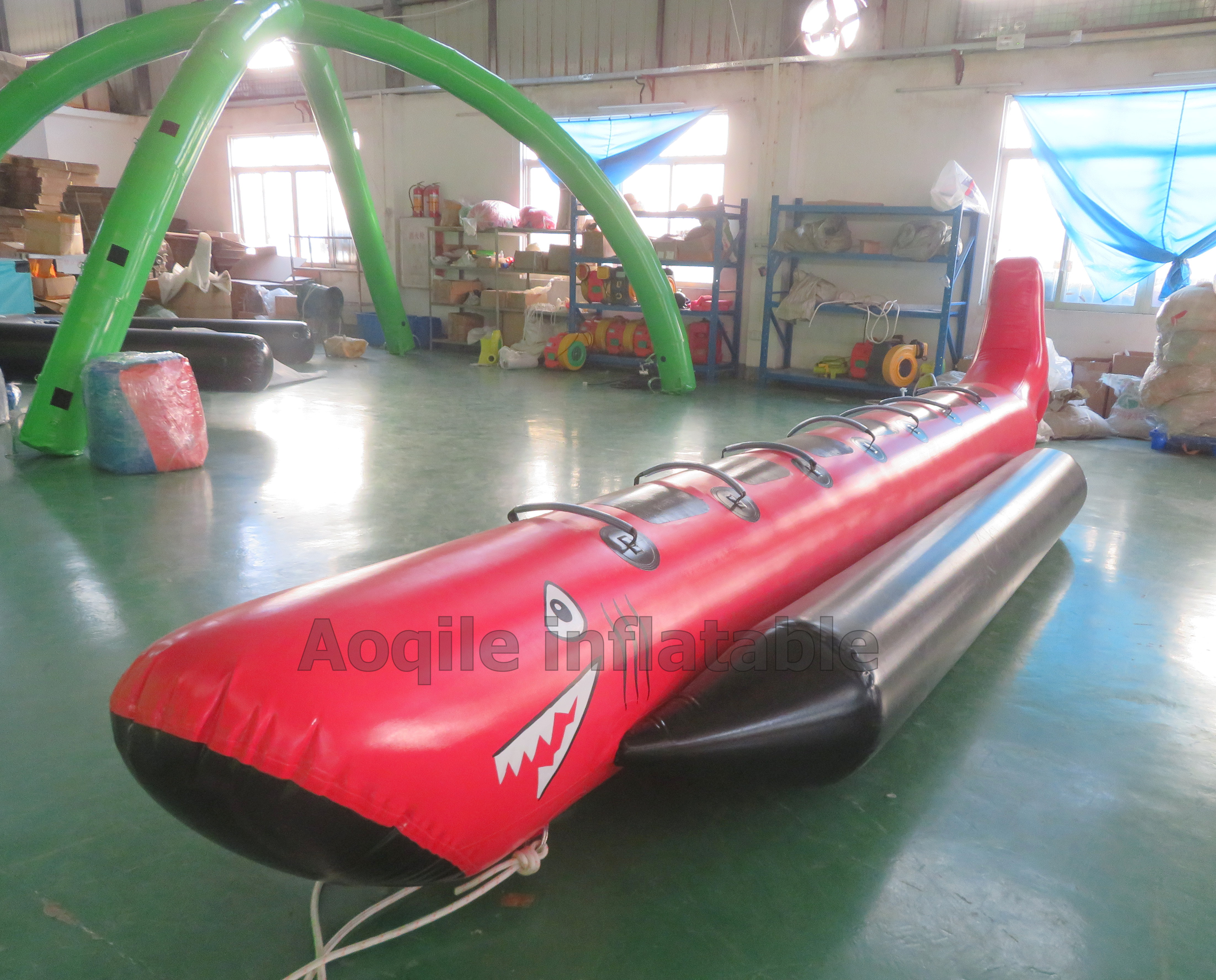 Hot sale inflatable flyfish 6 person banana boat / Inflatable Banana Rubber Boat / inflatable banana boat floating water toy