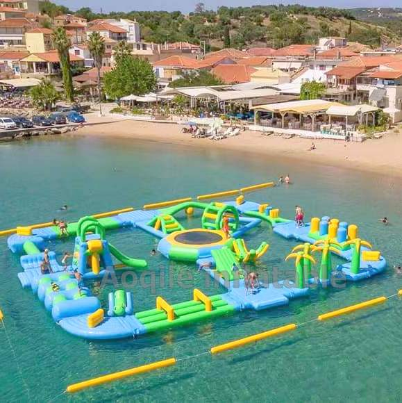Inflatable Water Obstacle Course For Lake Wake Park/ Hot Inflatable Water Park /Inflatable Aquatic Park Aqua Fun Park