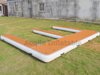 Leisure Land Floating Yoga Raft Inflatable foil Water Floats Platform Pontoon floating jet ski dock