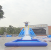 10 meters high adults huge inflatable hippo water slide for beach from China inflatable manufacturer