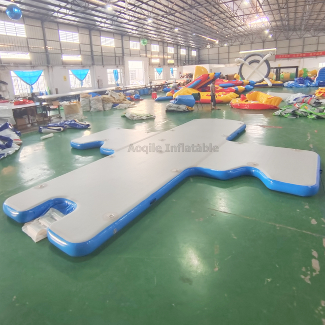Inflatable Pontoon Mat Water Party Amusement Equipment Inflatable Water Rest Platform