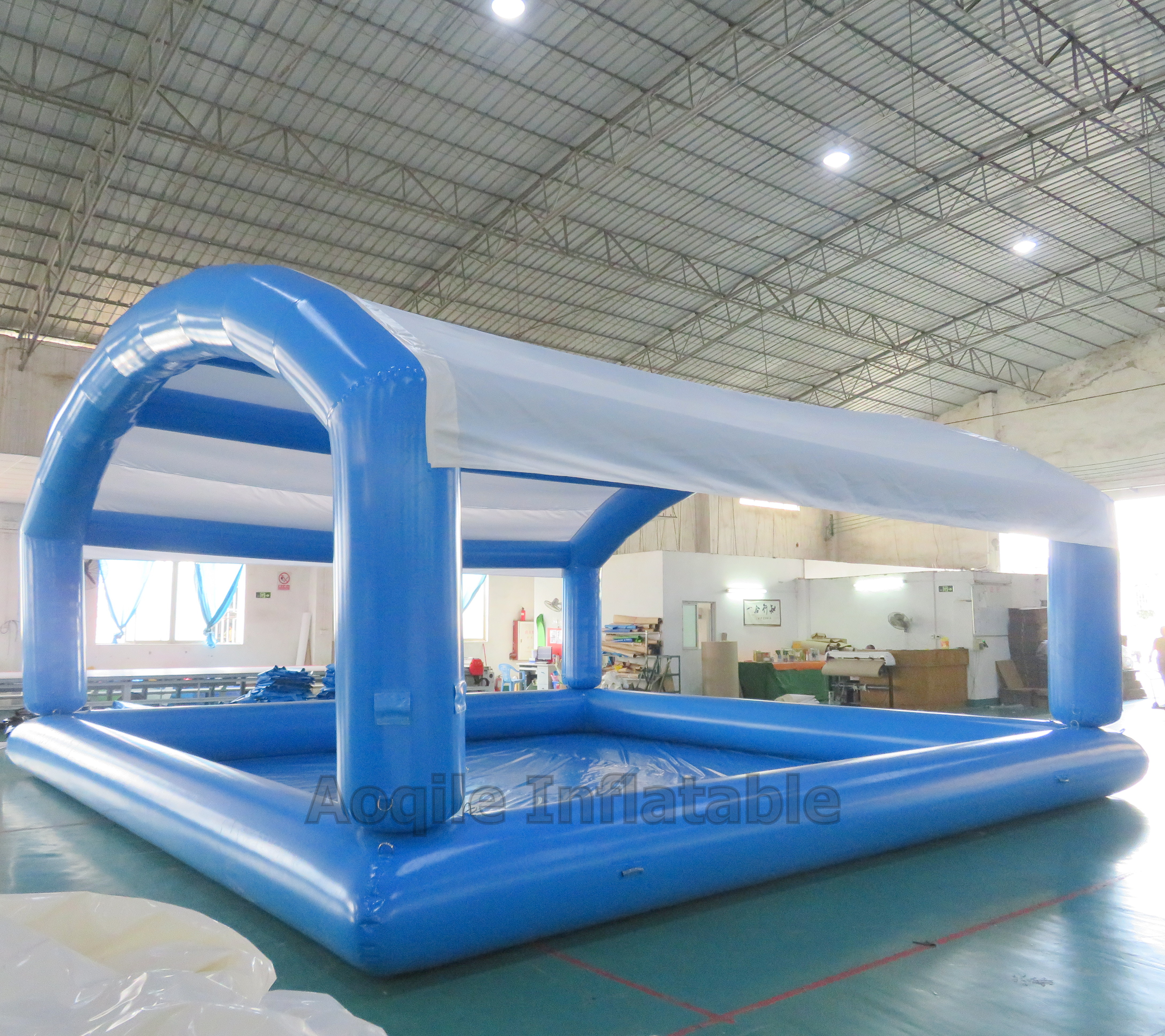 For Sale Outdoor Summer Inflatable Swimming Pool Vaulted With Dome Tent Shade Water Entertainment