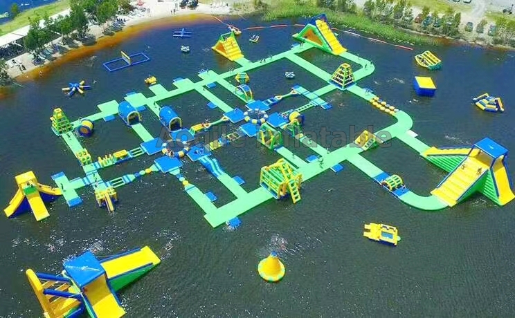 wholesale Inflatable Summer popular outdoor Inflatable water park floating inflatable water park