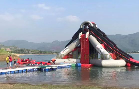 Hot sale lake inflatable water obstacle course adults inflatable water park fun park games