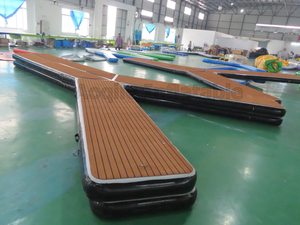 Floating boat Y dock air platform sofa boat air inflatable pontoons jet ski floating dock