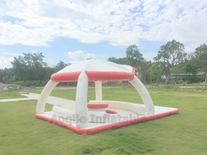 Airtight Outdoor Floating Island Inflatable Dock Water Tent Floating Dock Platform Lounge