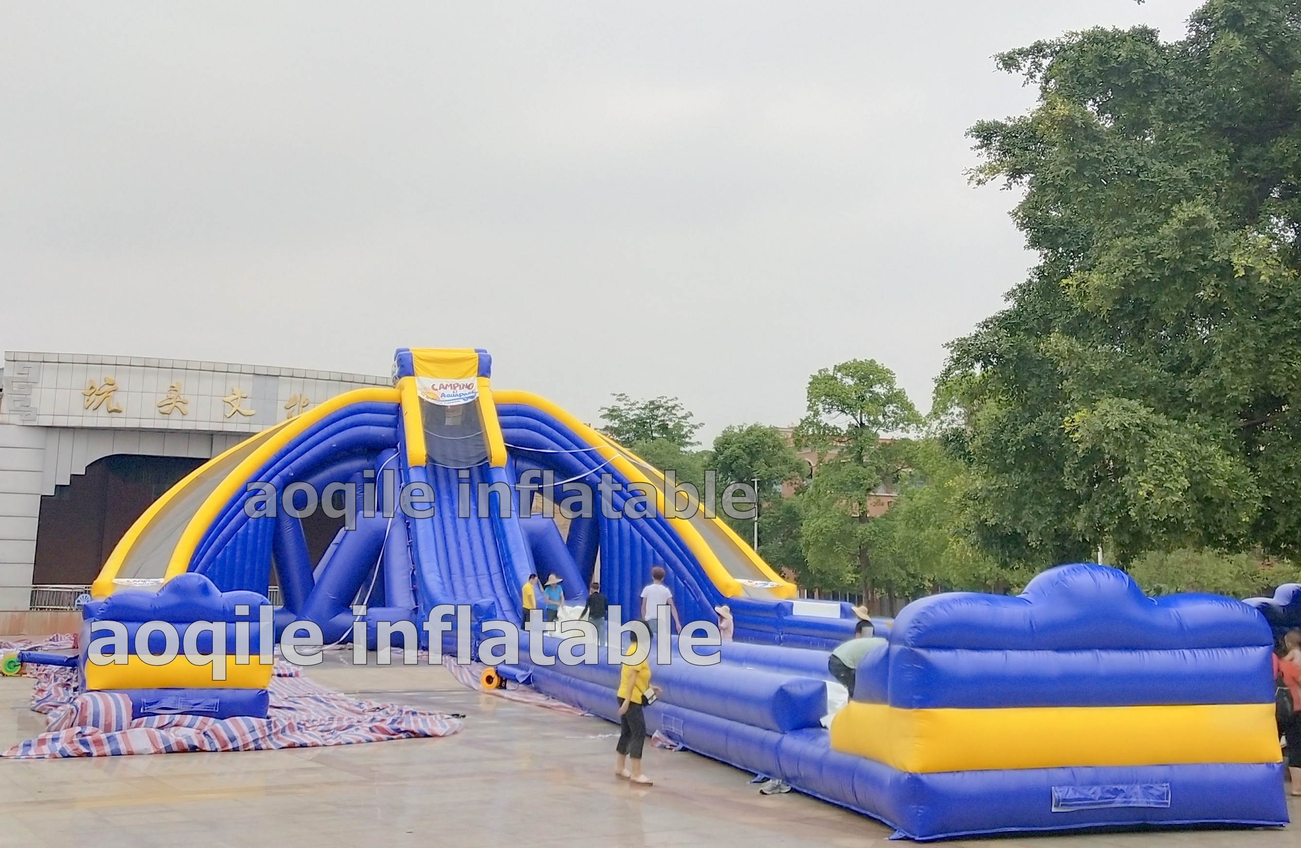 Water Park Adventure High Speed Slide Equipment for Sale Commercial Grade Inflatable Water Slide Adult PVC Bag 1 Piece Unisex