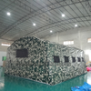 Custom Camping outdoor shelter waterproof sun protection home shelter disaster tent Inflatable camouflage tent