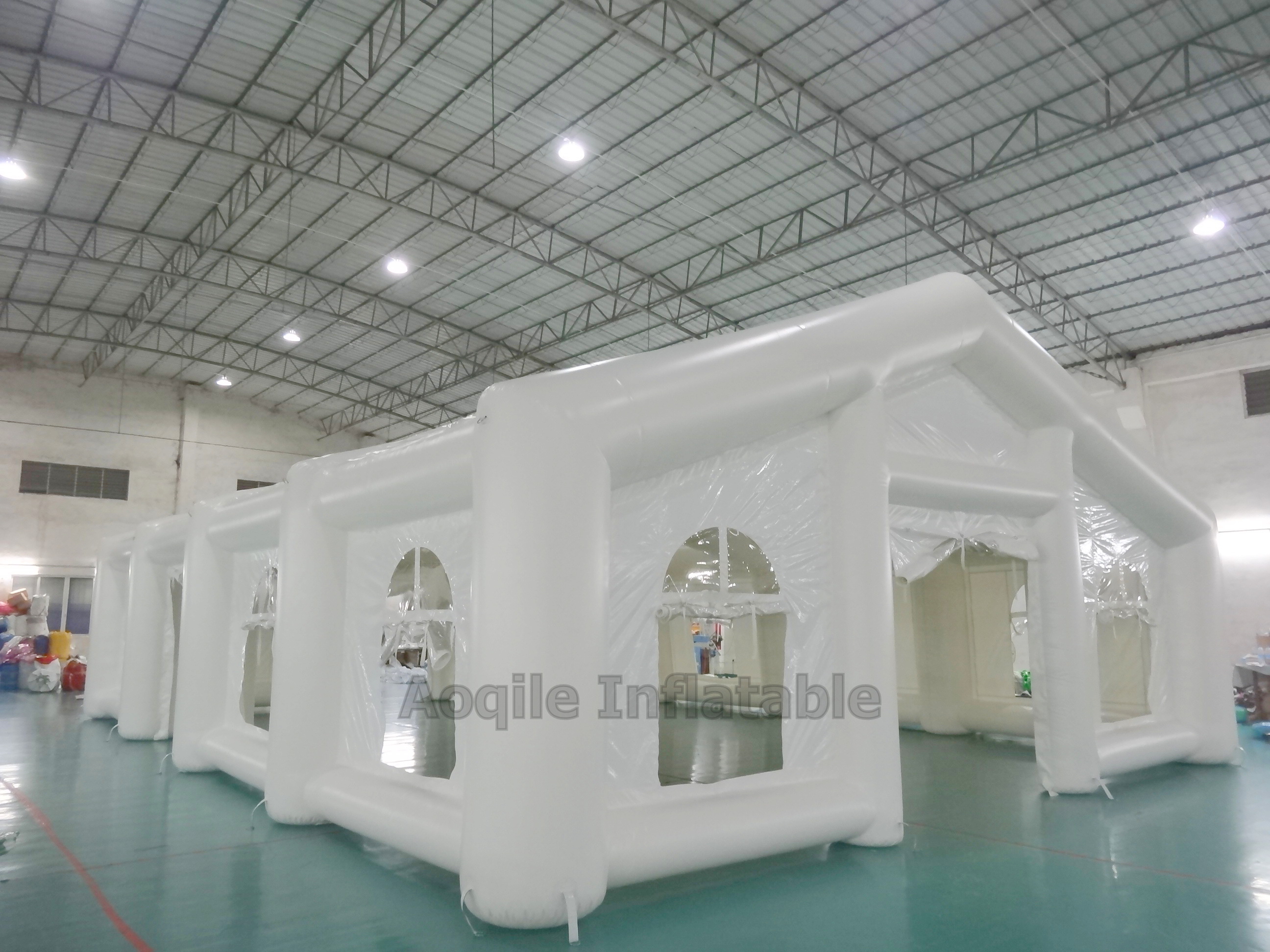 Big Portable inflatable Airsealed hangar tent inflatable building trade tent inflatable Marketing event tent